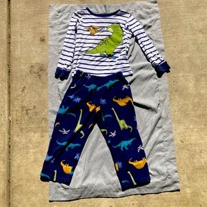 Toddles dinosaur pajamas